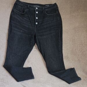 Women's High Rise Dark Denim SkinnyJeans